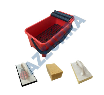 Kit pentru curatarea placilor ceramice cu accesorii